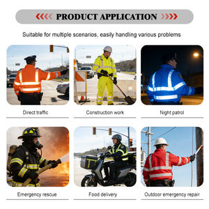 Camisetas Deportivas de Manga Larga de Alta Visibilidad para <span class=keywords><strong>Trabajo</strong></span> de Construcción, con Bolsillo Frontal, al por Mayor - Product Image 5