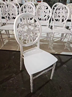 Chaise de mariage empilable, chaise en plastique durable, chaise moderne pour hôtel et événements