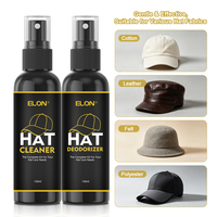 Kit de Nettoyage de Chapeaux Portable Premium 120ml - Éliminateur de Taches de Sueur et d'Huile, Élimination des Traces de Fond de Teint, 100% Naturel et Écologique