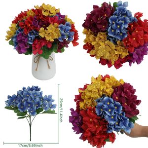 Wholesale <b>Artificial</b> <b>Hydrangea</b> <b>Flower</b> For Home Table Floral Decor Wedding Layout Outdoor Landscape Engineering Decoration - Product Image 1