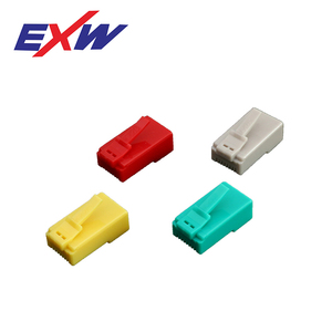 Chất lượng cao exw cong <span class=keywords><strong>RJ45</strong></span> nối cắm 8P8C nam vượt qua thông qua kết nối <span class=keywords><strong>Ethernet</strong></span> - Product Image 3