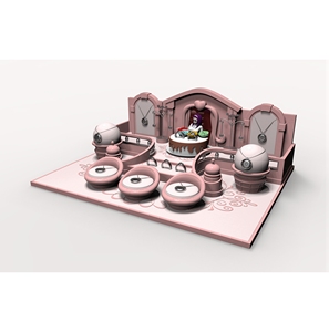 Support de présentation de bijoux en bois blanc unique et personnalisé pour collier, vente en gros - Product Image 2