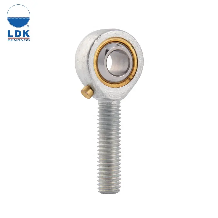 LDK pos10 carbon steel male thread rod end bearing for Garden equipment