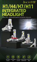 Ampoule de phare LED super lumineuse H1 H7 H11 9005 12V, phare de voiture, accessoires de voiture, feu antibrouillard