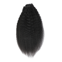 Extensions de cheveux naturels 100% humains, alignées aux cuticules, pointes épaisses, sans perte ni nœuds