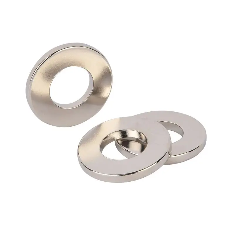 Customized High Performance Strong Radial Axial Magnetization Large Ring Shape Neodymium Magnet