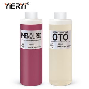 Reactivos Profesionales para Pruebas <span class=keywords><strong>de</strong></span> Calidad del Agua <span class=keywords><strong>de</strong></span> Piscinas, 250 ml, Rojo Fenol y OTO, Solución <span class=keywords><strong>de</strong></span> Reactivos Indicadores <span class=keywords><strong>de</strong></span> pH y Cloro para Piscinas y Spas - Product Image 1