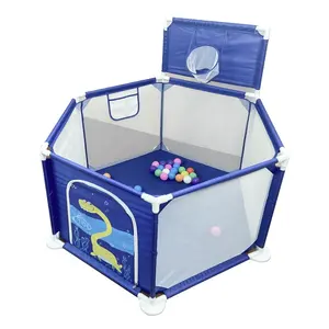 Baby Products Baby Safety Foldable Safety Baby Playpen With Gate