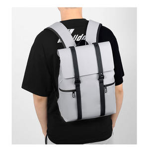 Sac à dos en cuir personnalisé tendance pour hommes, imperméable, pour l'école, le collège, sac à dos, sac à dos - Product Image 4