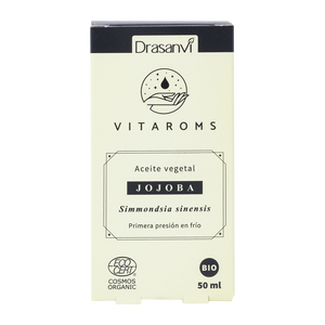 Aceite Vegetal Orgánico de Jojoba de Grado Alimenticio 50 ml Vitaroms Drasanvi Aceite Esencial Líquido Certificado por ECOCERT - Product Image 1