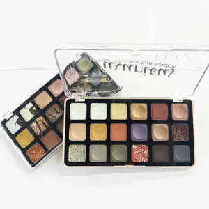 Palet Eyeshadow Pigmented Nude Terlaris Eyeshadow Glitter Label Pribadi Harga Murah Buat Kecantikan Logo Anda Berkilau