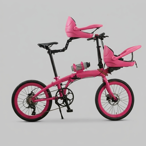 Siège de sécurité universel pour animaux de compagnie sur vélo, coque rigide, <span class=keywords><strong>harnais</strong></span> réglable à 3 points, réfléchissant, résistant aux chocs/au liquide/aux rayures, facile à nettoyer, pour chiens - Product Image 3