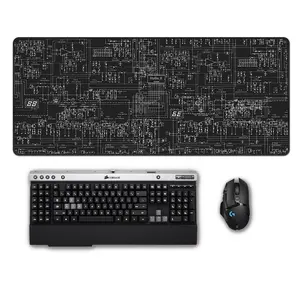 Custom Design Comfortable Gaming Mousepad Pattern Full Color Print Rectangle Mouse Pad With Logo For Desk