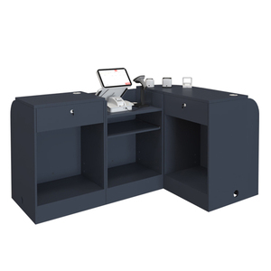 Mostrador de Caja Combinado para Tienda de Conveniencia o Supermercado, Mueble de Madera para Exhibición y Almacenamiento de Cigarrillos y Vino - Product Image 4