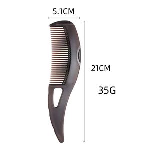 Peigne anti-pelliculaire en plastique, design évidé, peigne énergétique, peigne dégraissant pour cheveux gras, vente en gros d'usine - Product Image 6