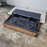 Dapat disesuaikan Pioneer OPUS QUAD Mixer DDJ FLX6 Case 10 kotak aluminium penerbangan dengan roda dan pegangan OEM & ODM didukung