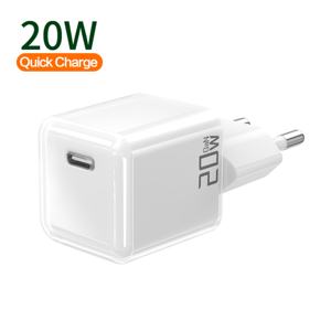 Cargador Rápido Super Mini Cube 2025, <span class=keywords><strong>EN</strong></span> 62368, Enchufe EU/KR, Colores Vibrantes, GaN, PD 20W, Puerto Único Tipo-C, QC3.0, PD3.0, para <span class=keywords><strong>iPhone</strong></span> y <span class=keywords><strong>AirPods</strong></span> - Product Image 2