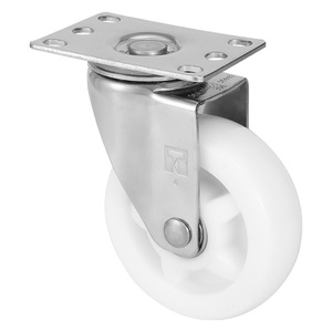 Armoire à outils moyenne fabriquée en Chine, laque blanche et noire, roulettes à double roulement en PP de 3, 4 et 5 pouces - Product Image 1