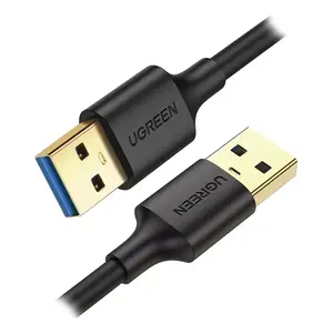 Câble de données Ugreen 10371 USB-A 3.0 vers USB-A 3.0 2M blindé, conducteur en cuivre pur, gaine en PVC noir pour toutes les marques - Product Image 1