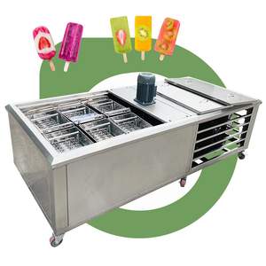 Máquina de helados Loly pequeña automática con un molde para la producción de paletas y helados en barra, línea de producción de paletas en venta - Product Image 1