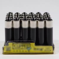 Briquet à gaz butane créatif au design de dessin animé, rechargeable et coupe-vent, avec couleurs dégradées personnalisables pour cigarettes et cadeaux promotionnels