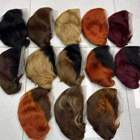 Perruques Courtes Pixie Cut en Dentelle Transparente 13*4 en Gros pour Femmes Noires, Perruque Courte Pixie Cut Bob Bouclée en Cheveux Humains