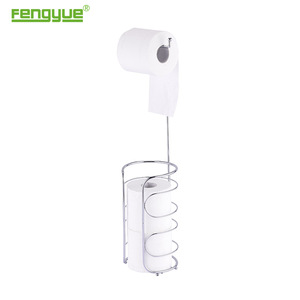 Accessoires de salle de bain chrome salle de bain autoportante distributeur de papier toilette - Product Image 1