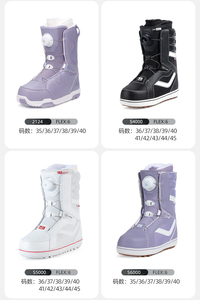 Chaussures de snowboard plates pour femmes, modèle Flower Park, pour le <span class=keywords><strong>ski</strong></span> alpin, nouvelle collection <span class=keywords><strong>24</strong></span>, équipement de <span class=keywords><strong>ski</strong></span> - Product Image 3