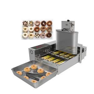 Itens de cozinha domésticos, mini anel de máquina de caça de rosquinha elétrica, torneiras de coque redondas e pequena