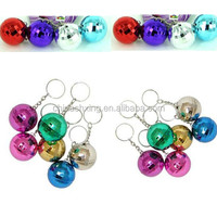 Petites boules disco miroir porte-clés, décoration suspendue