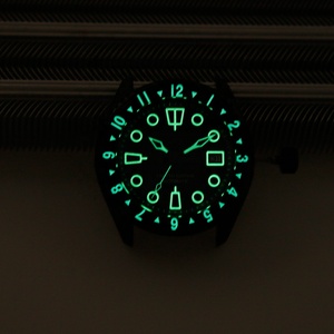 New 20ATM Diver Wrist Watch Case with NH35 <strong>Movement</strong> 007 3H <strong>Clock</strong> Super Luminous Sapphire Glass Rubber Band - Product Image 3