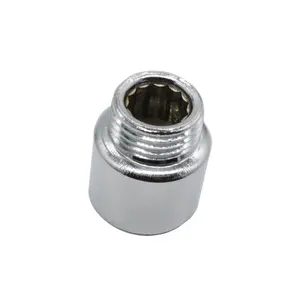 extension nipple materials stainless steel or iron or brass all size with Chrome plating