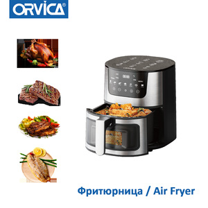 ORVICA nueva freidora de aire transfronteriza para uso doméstico, gran capacidad, inteligente, multifuncional, totalmente automática, con pantalla visual. - Product Image 4