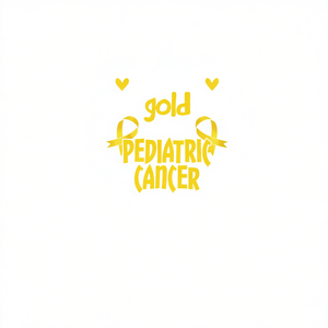 T-shirt Pediatric Cancer con nastro dorato per la consapevolezza sulle malattie oncologiche pediatriche - Product Image 2