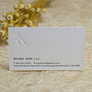 Factory Custom ized Papier Postkarten gedruckt danke Karte Visitenkarte Papier Etikett Tag Firma Name Logo Hochzeits gruß karte - Product Image 2