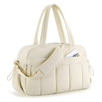 Sac de sport personnalisé grande capacité sacs de sport de voyage avec compartiment à chaussures sac de sport de week-end matelassé portable pour femmes