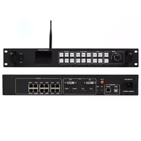 Huidu HD-VP1240 Processeur tout-en-un pour affichage LED couleur 4K HDR10 avec 12 ports réseau, carte de diffusion synchrone, DCI-P3 95%, Garantie 1 an