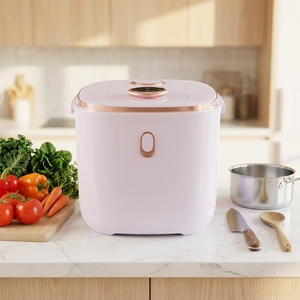 Cuisinière à riz multifonctionnelle 5L, revêtement antiadhésif, portable et cuisson rapide, écran LED facile à lire - Product Image 1