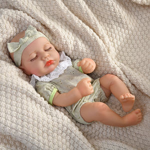 Yeezwood NOUVEAU Mignon <span class=keywords><strong>40cm</strong></span> Poupée <span class=keywords><strong>Reborn</strong></span> pour Fille Nouveau Style Corps Entièrement en Vinyle Poupée <span class=keywords><strong>Reborn</strong></span> Réaliste en Silicone pour Fille - Product Image 3