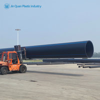 DN800 DN1400 DN2200 Inch32 Tuyaux d'alimentation en eau souterraine flexibles en HDPE de grand diamètre-Durable résistant aux produits chimiques haute pression