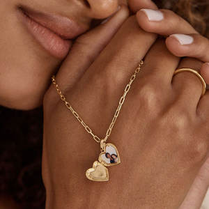 Модные ожерелья-шармы 2026 года, гипоаллергенные украшения из нержавеющей стали 316L с 18-каратным золотым PVD-покрытием, кулон-фотоожерелье для женщин - Product Image 2