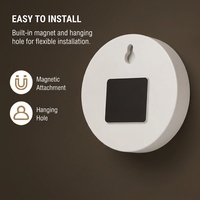 Lampe de chevet LED rechargeable à détecteur de mouvement, lumière chaude et froide, induction intelligente, sans fil, magnétique, portable