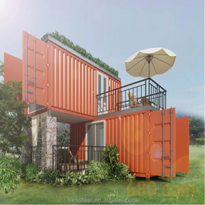 X-Type 20ft contenitore pieghevole casa ufficio Villa magazzino con modulo prefabbricato cina case Container di lusso pieghevole - Product Image 2