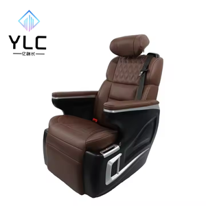 Sièges de voiture personnalisés de luxe pour véhicule commercial 2024, siège conducteur <span class=keywords><strong>VIP</strong></span> inclinable électrique pour camping-car avec écran tactile en cuir de haute qualité - Product Image 1