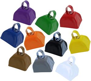 Vente flash : Cloche à vache en métal de 3 pouces, accessoire sonore pour les matchs de football, les événements sportifs, les mariages - Product Image 3