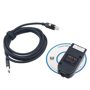 VCDS para VAG COM Hex V2 CO23.3 22.10 Escáner OBD2 Interfaz USB HEX V2 para V-W AU-DI Skoda Seat VINs Ilimitados Inglés Atmega162 - Product Image 1