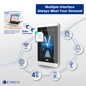 Система контроля доступа EBKN EN-K4 AI с распознаванием лиц без отпечатков пальцев, многоязычная, облачная, с бесплатным <span class=keywords><strong>SDK</strong></span> - Product Image 3