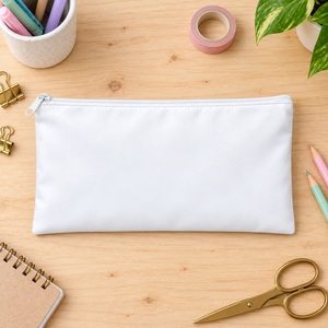 Estuche para Lápices Sublimable, Bolsa para Lápices de Poliéster para Transferencia de Calor, Personalizable con Logotipo, DIY, Escolar, Venta al Por Mayor - Product Image 2