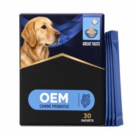 Compléments alimentaires en poudre probiotiques sûrs pour chiens de toutes races, 30 sachets