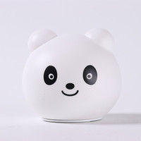 Lampe de nuit LED rechargeable en silicone pour fabricants, avec couvercle, activée par le claquement, modèle ours de dessin animé, lampe de sommeil X14